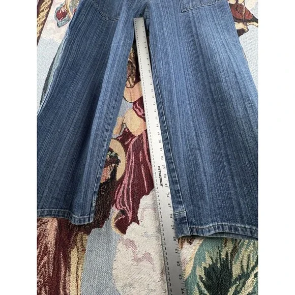 Vintage Tommy Hilfiger Baggy Jeans Mens 36x30 Y2K Denim Wide Leg Carpenter JNCO - Picture 5 of 10